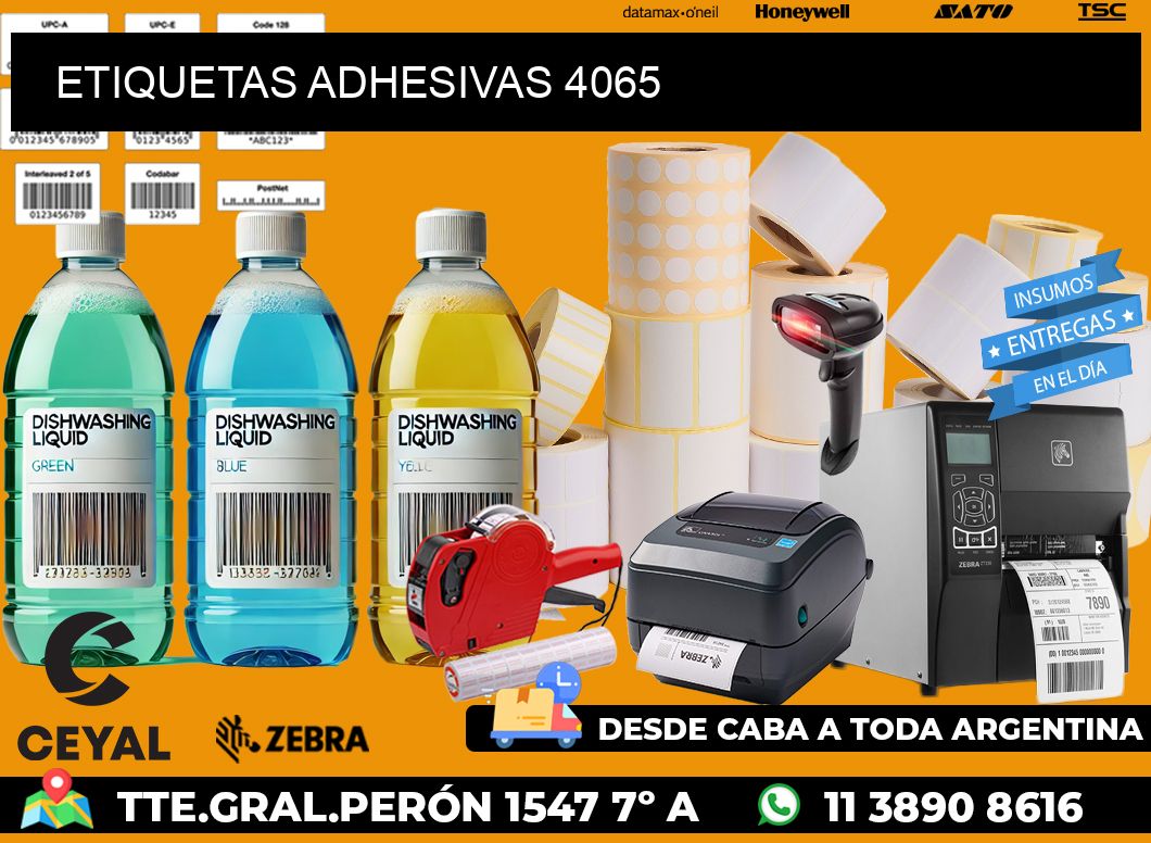 ETIQUETAS ADHESIVAS 4065