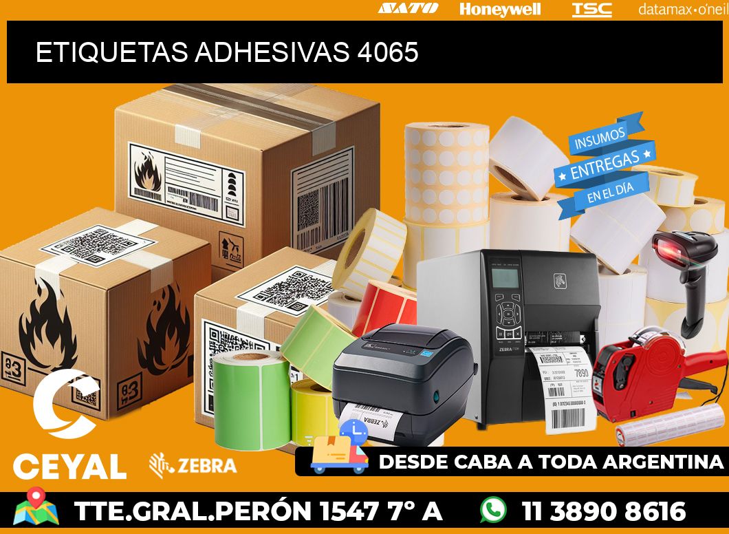 ETIQUETAS ADHESIVAS 4065
