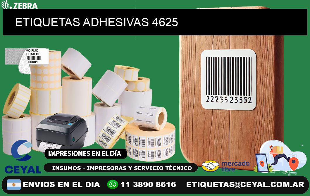 ETIQUETAS ADHESIVAS 4625