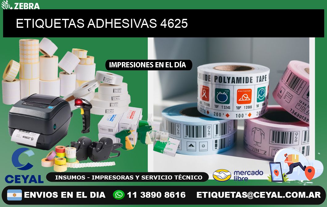 ETIQUETAS ADHESIVAS 4625