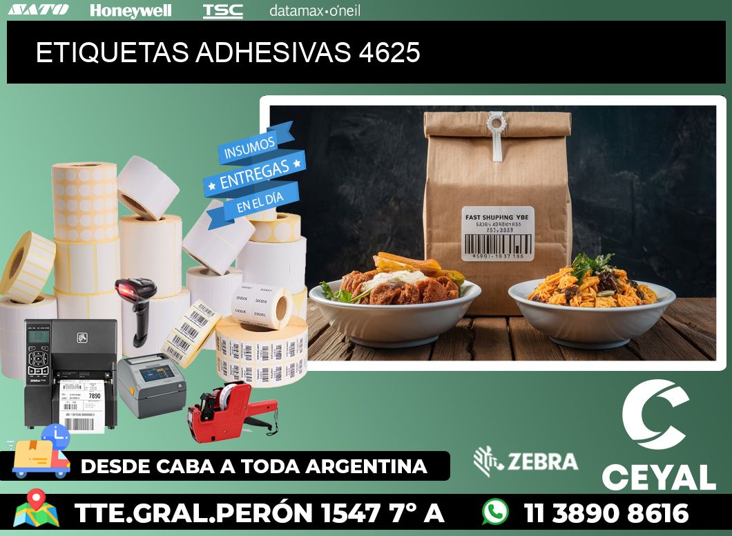 ETIQUETAS ADHESIVAS 4625