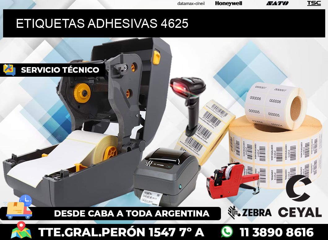 ETIQUETAS ADHESIVAS 4625