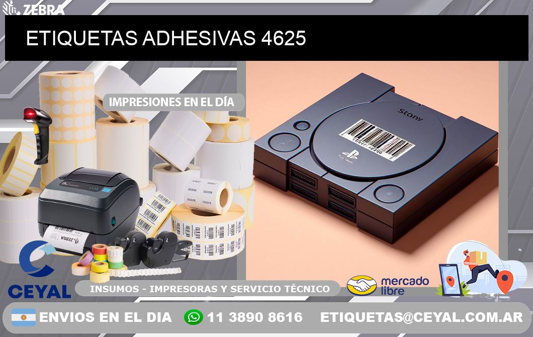 ETIQUETAS ADHESIVAS 4625
