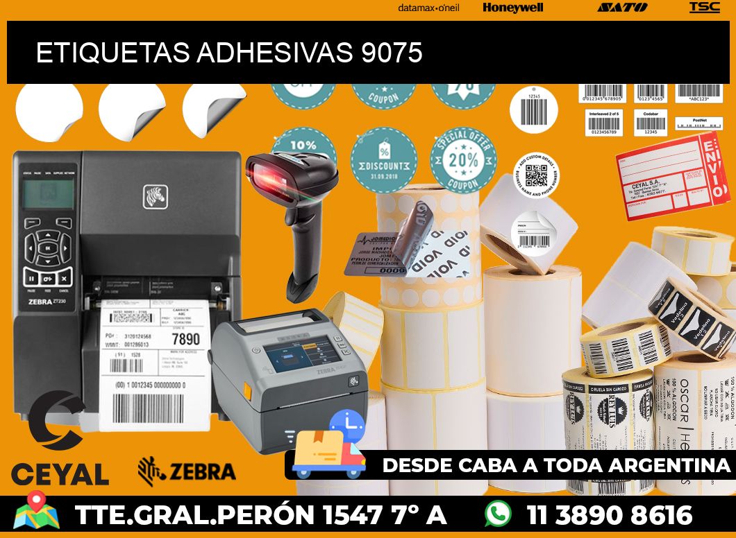 ETIQUETAS ADHESIVAS 9075