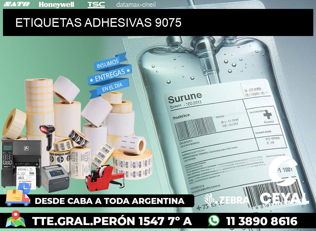 ETIQUETAS ADHESIVAS 9075