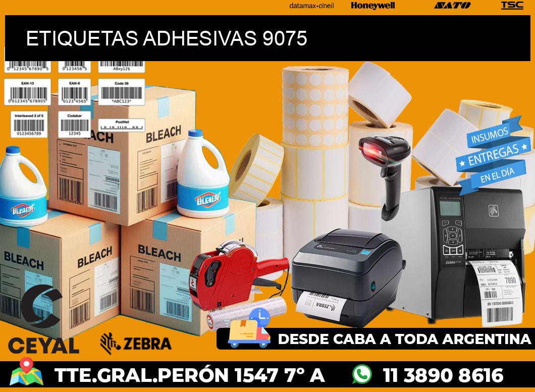 ETIQUETAS ADHESIVAS 9075