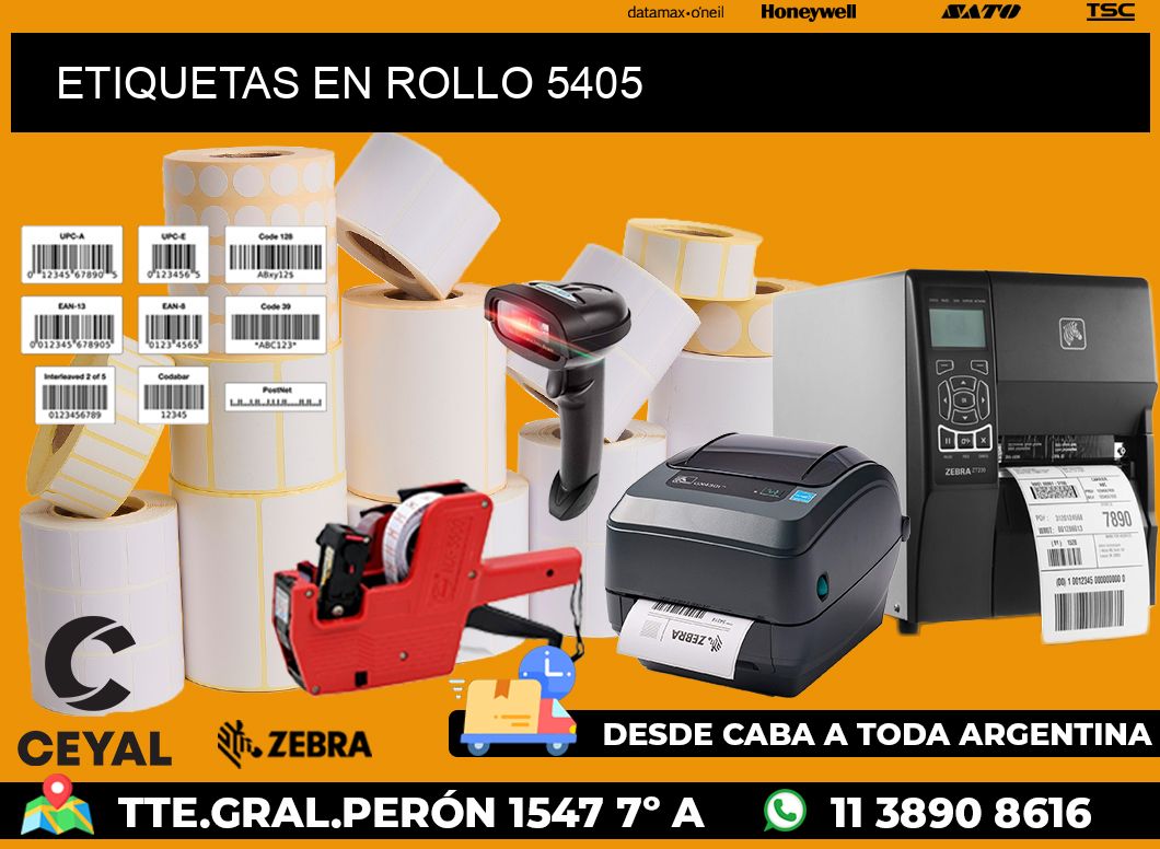 ETIQUETAS EN ROLLO 5405