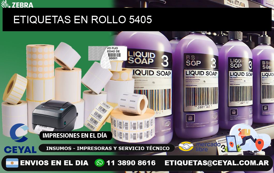 ETIQUETAS EN ROLLO 5405