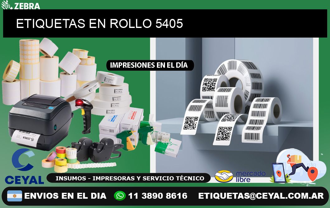ETIQUETAS EN ROLLO 5405
