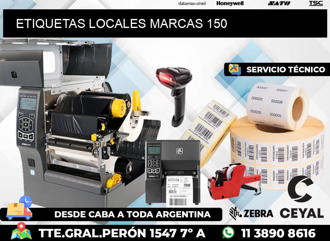 ETIQUETAS LOCALES MARCAS 150