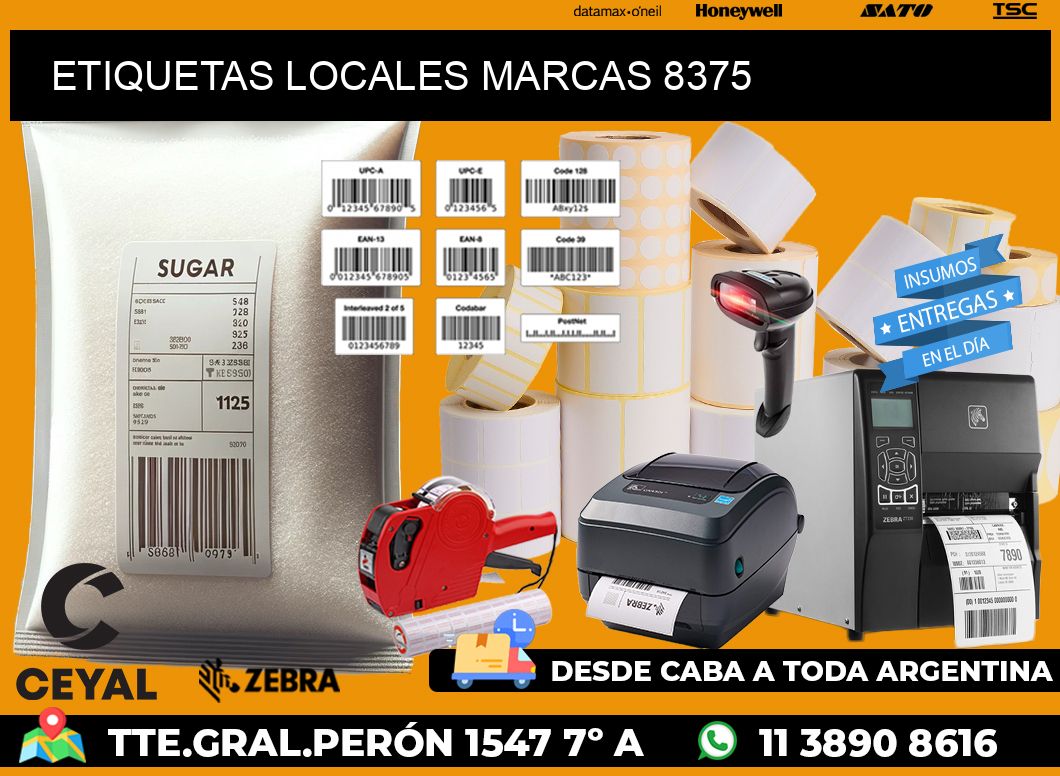 ETIQUETAS LOCALES MARCAS 8375