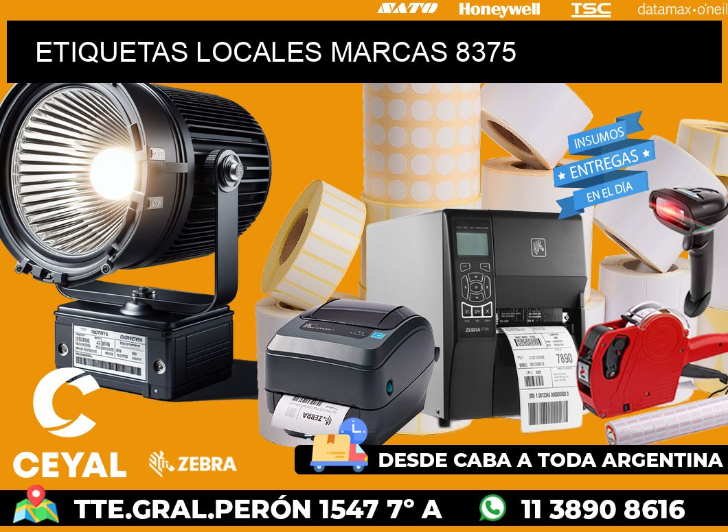 ETIQUETAS LOCALES MARCAS 8375
