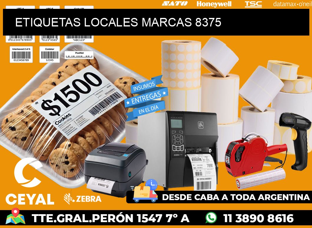 ETIQUETAS LOCALES MARCAS 8375