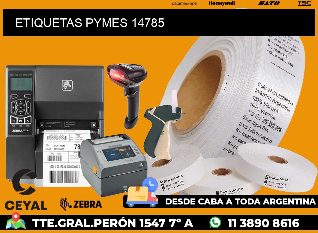 ETIQUETAS PYMES 14785