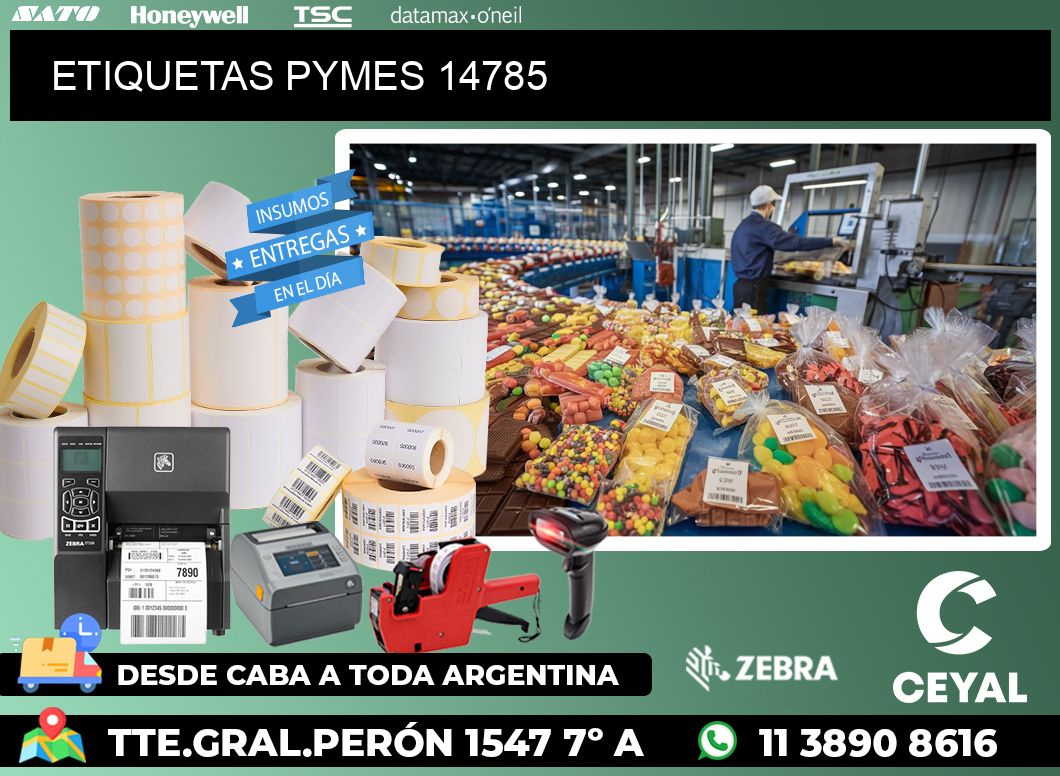 ETIQUETAS PYMES 14785