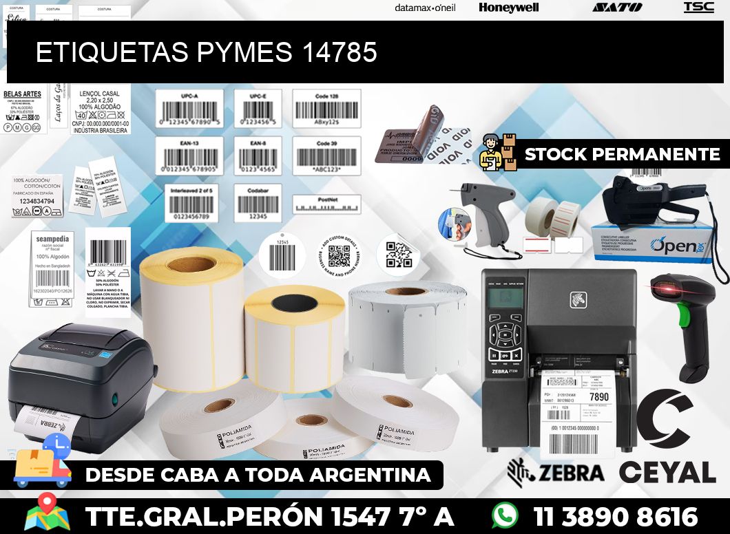 ETIQUETAS PYMES 14785