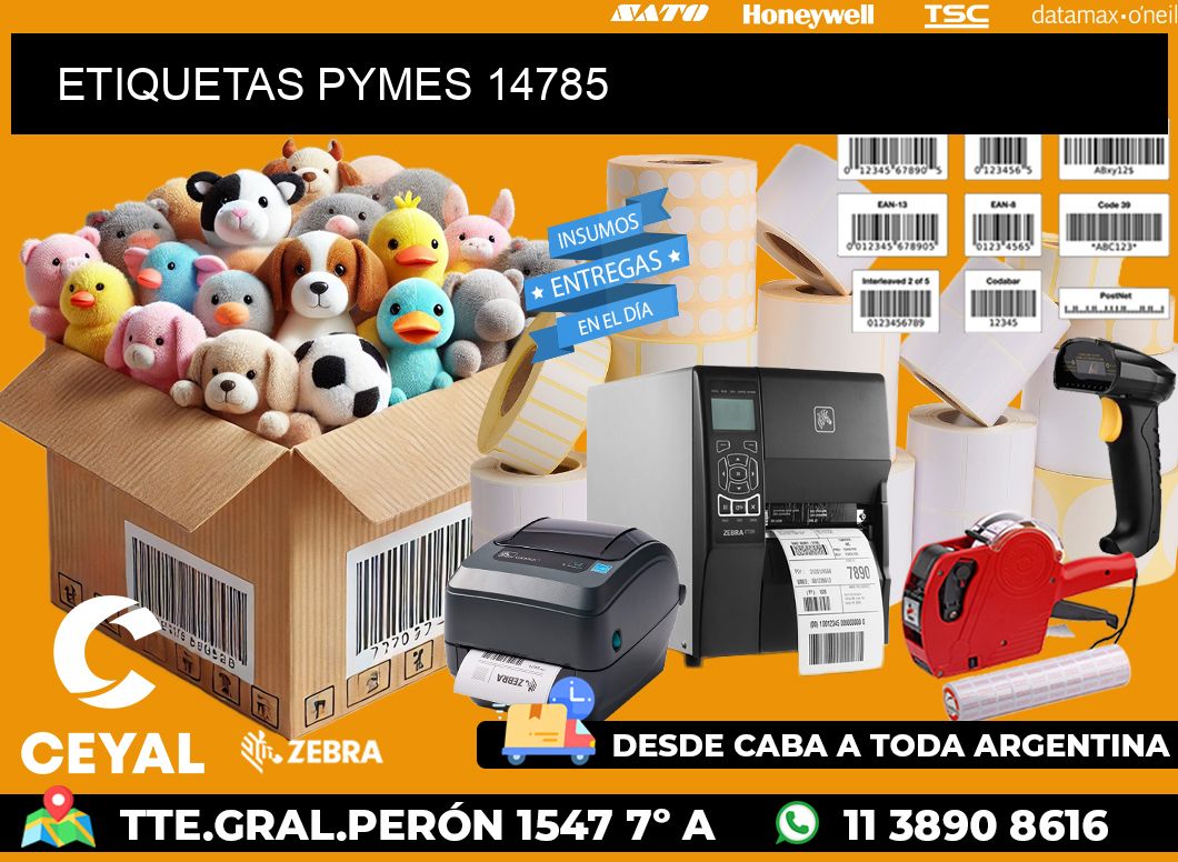 ETIQUETAS PYMES 14785