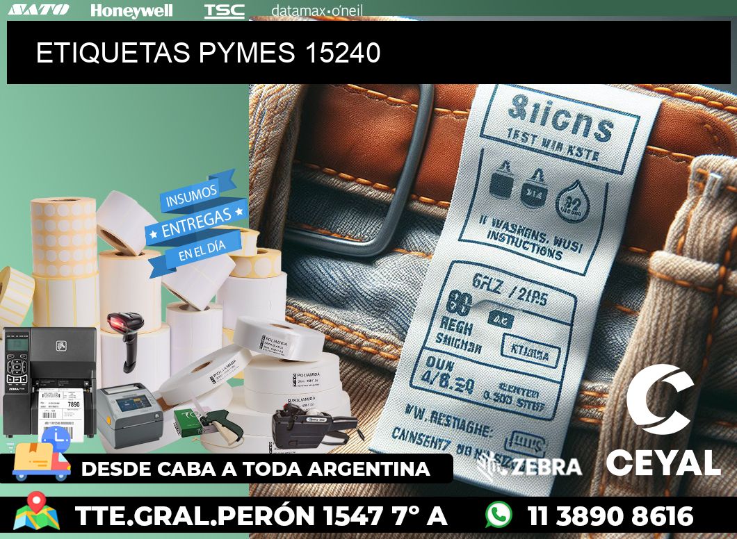 ETIQUETAS PYMES 15240