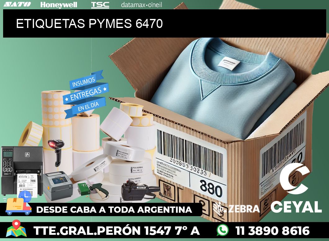 ETIQUETAS PYMES 6470