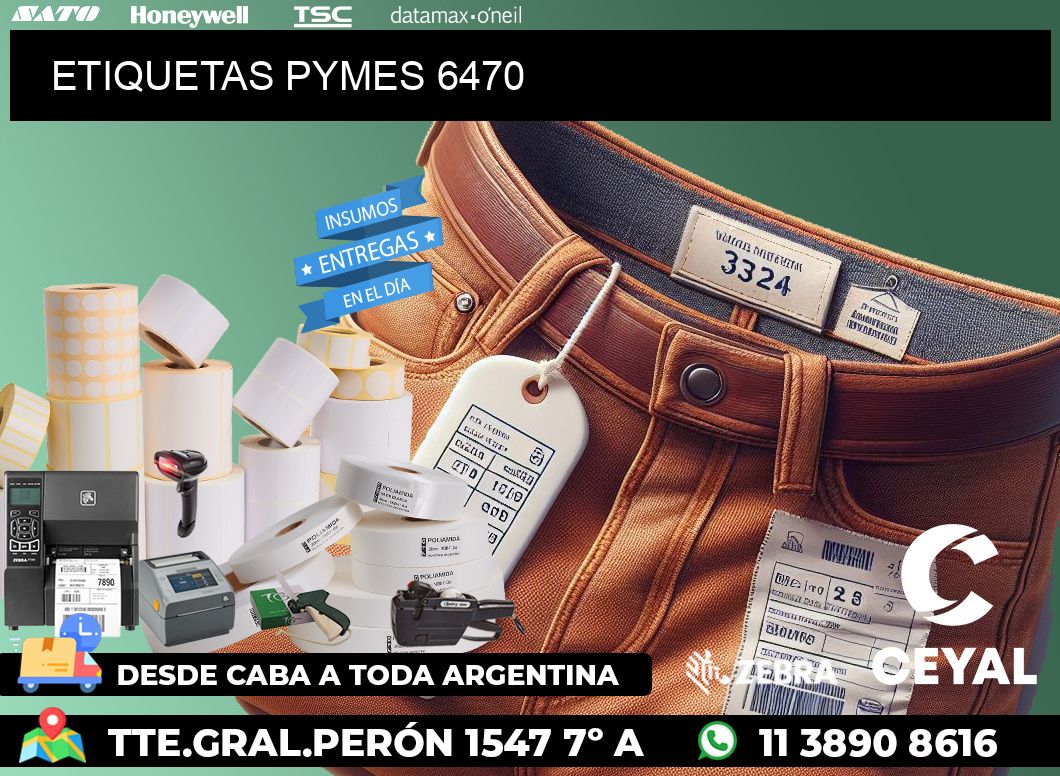 ETIQUETAS PYMES 6470