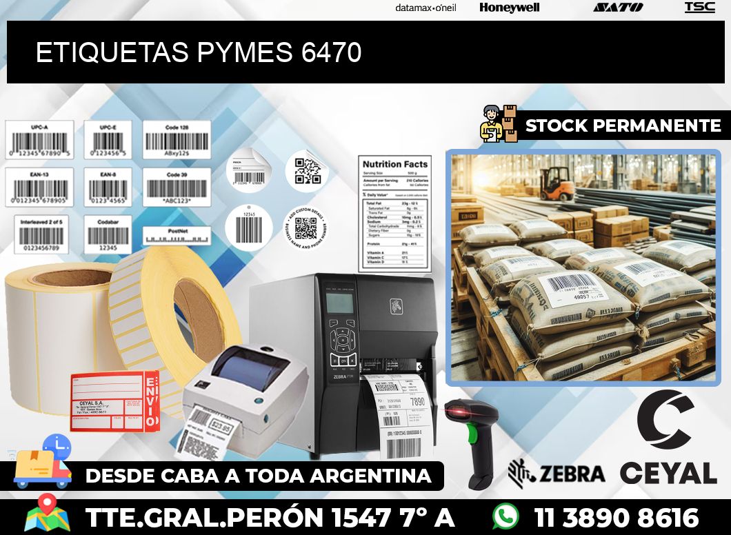 ETIQUETAS PYMES 6470