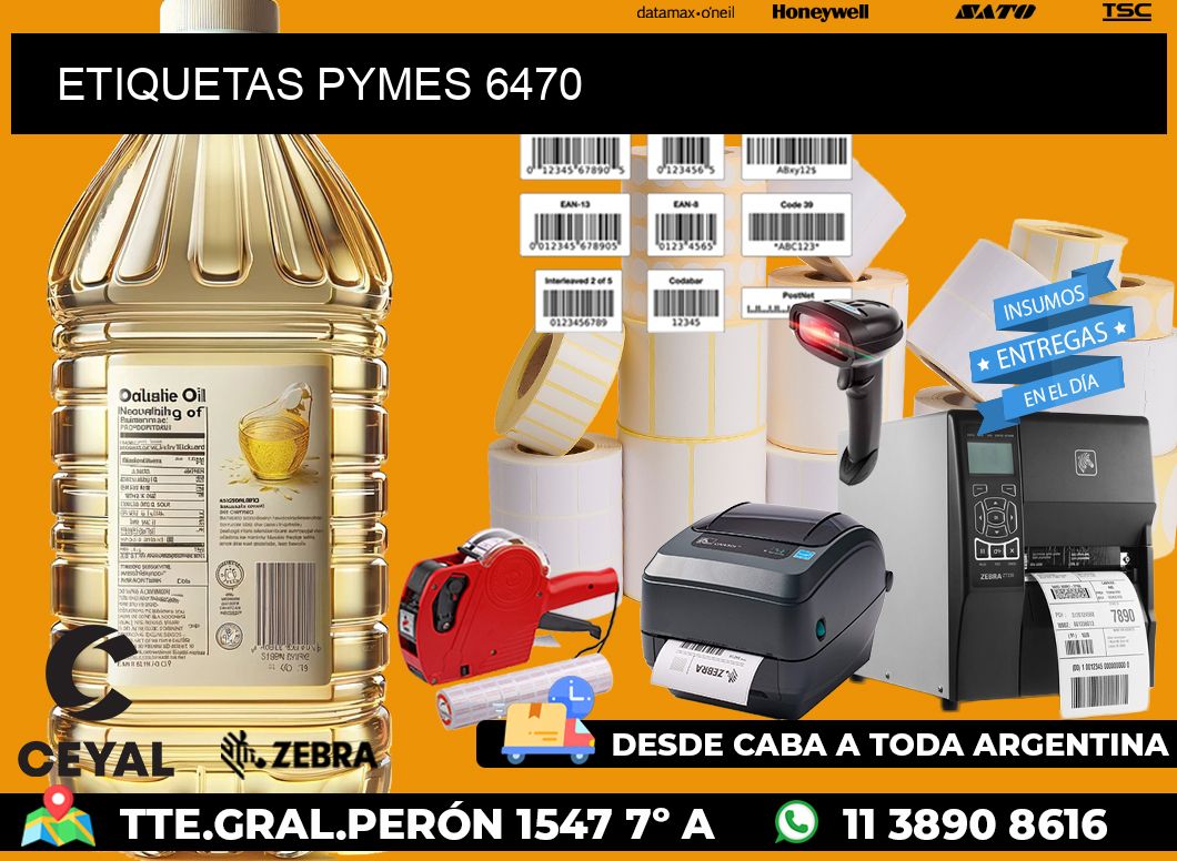 ETIQUETAS PYMES 6470