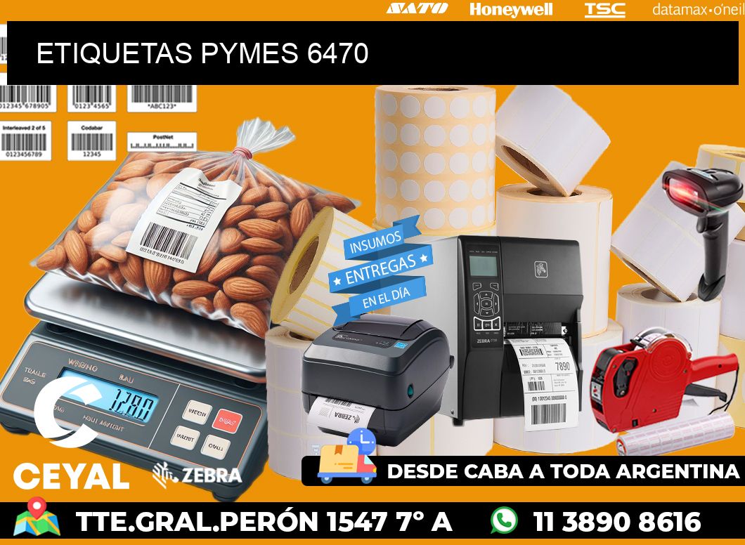 ETIQUETAS PYMES 6470