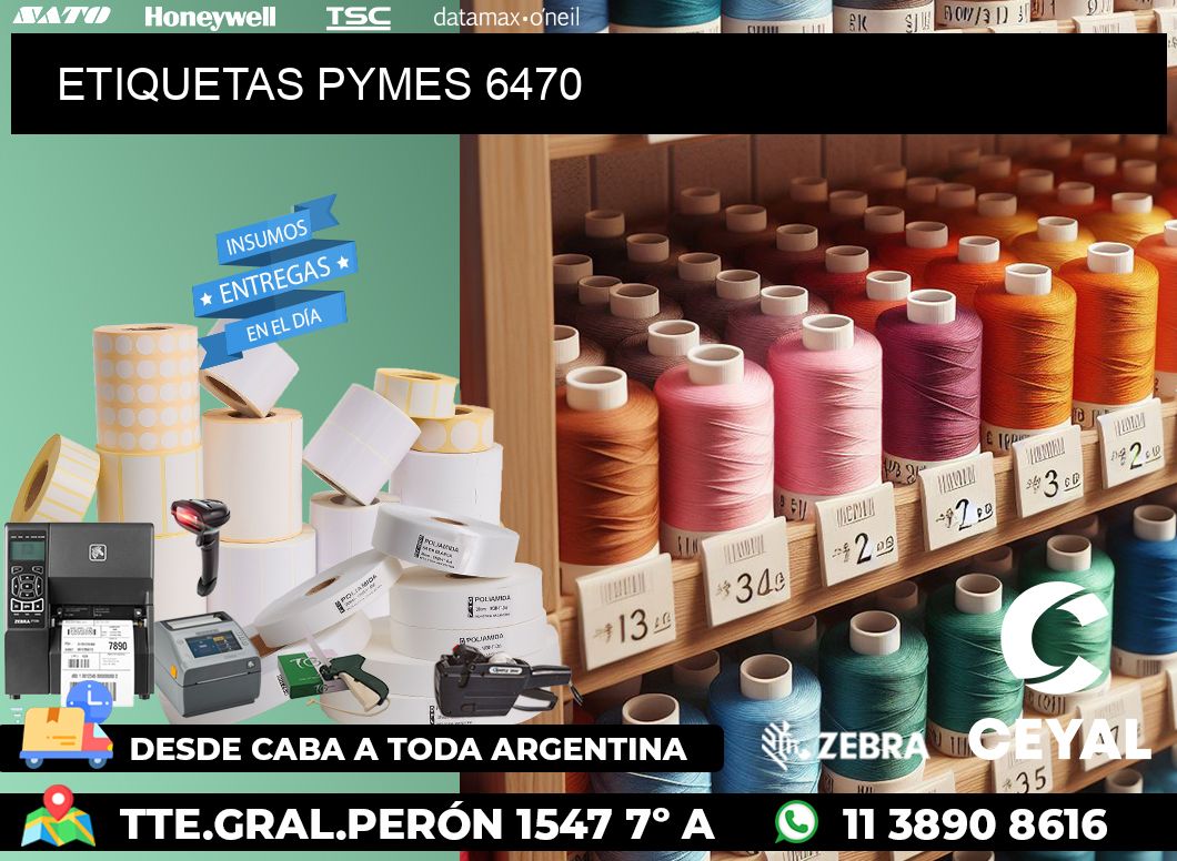 ETIQUETAS PYMES 6470