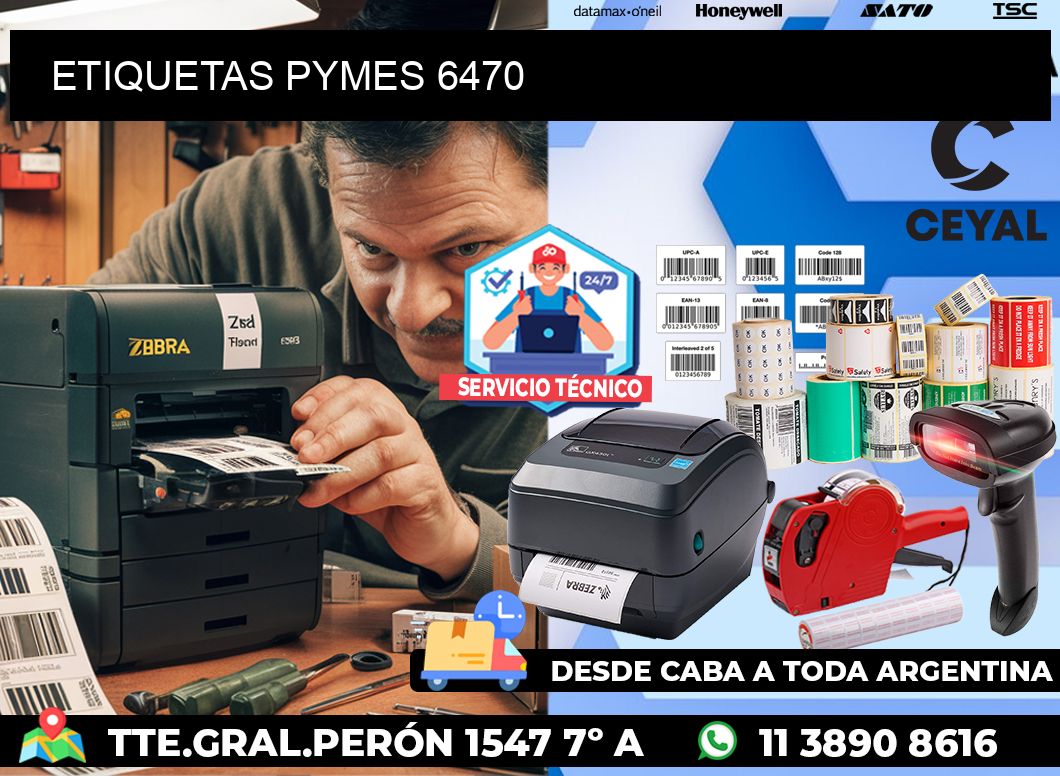 ETIQUETAS PYMES 6470