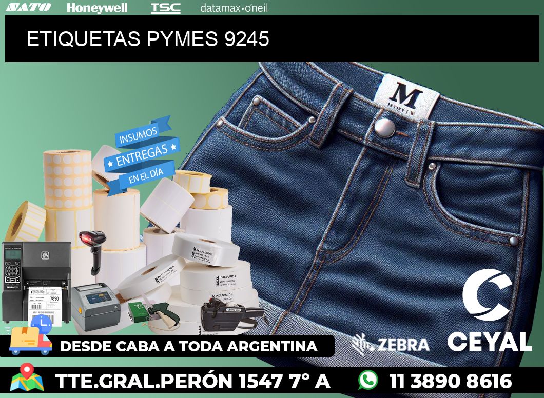 ETIQUETAS PYMES 9245
