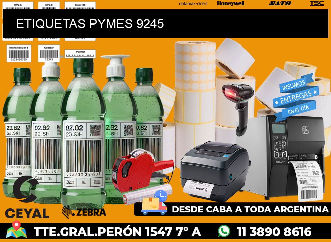 ETIQUETAS PYMES 9245
