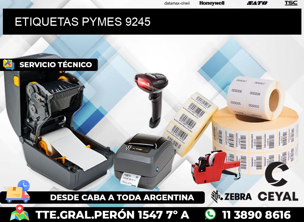 ETIQUETAS PYMES 9245