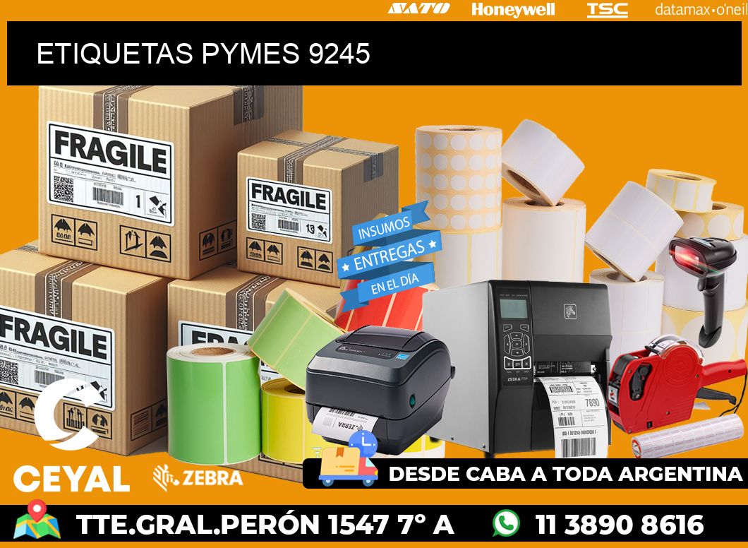 ETIQUETAS PYMES 9245