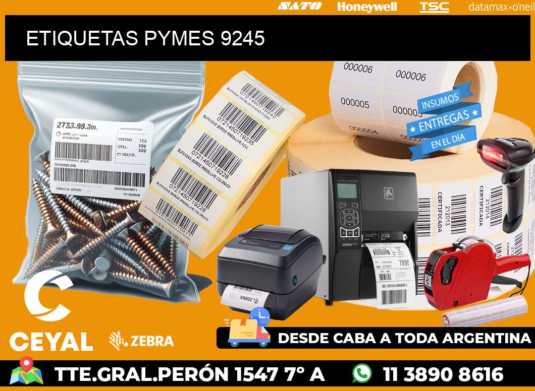 ETIQUETAS PYMES 9245