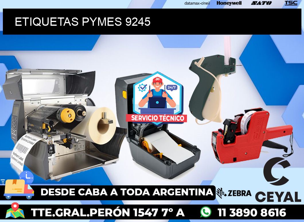 ETIQUETAS PYMES 9245