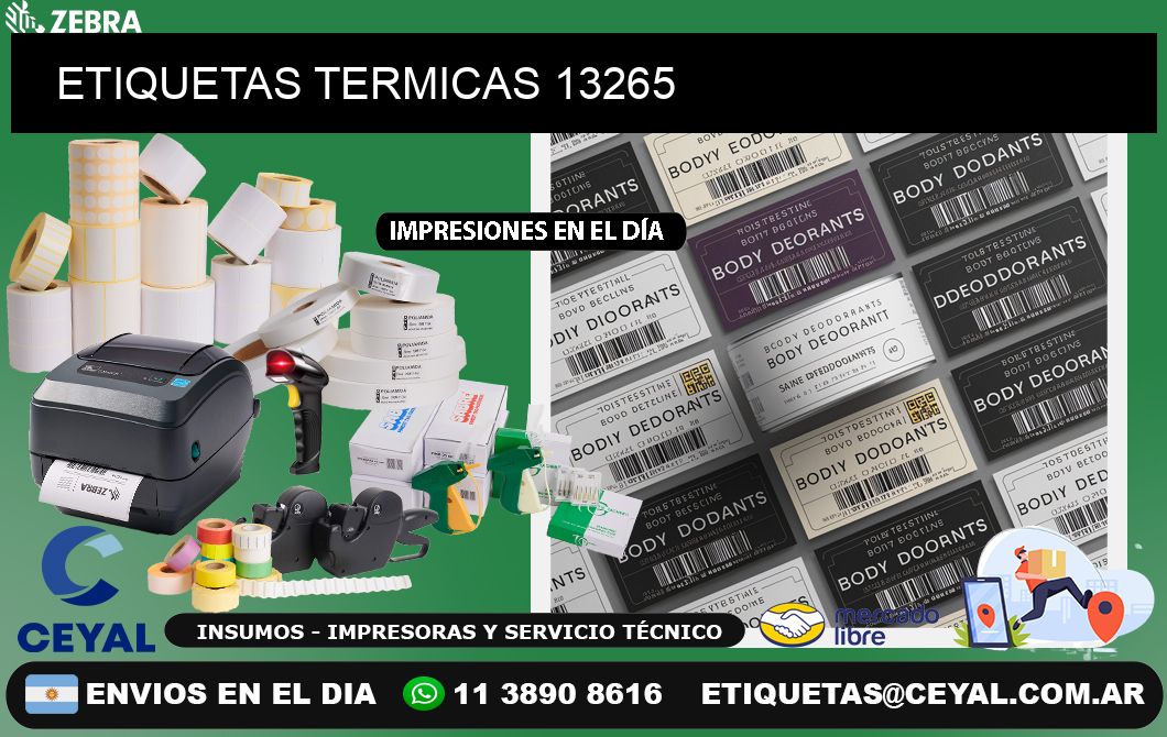 ETIQUETAS TERMICAS 13265