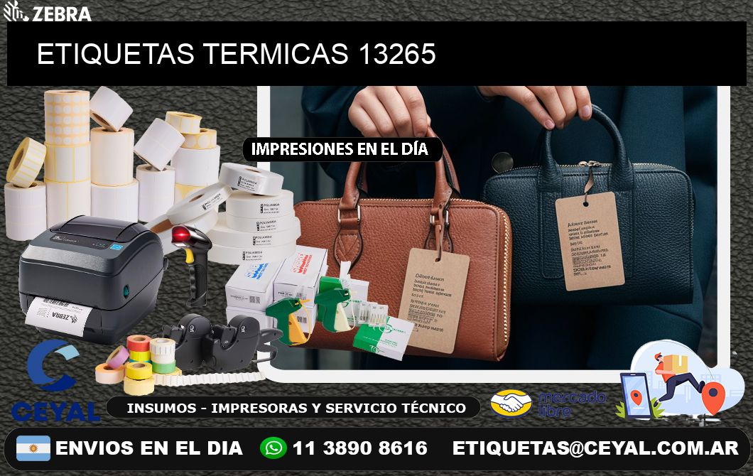 ETIQUETAS TERMICAS 13265