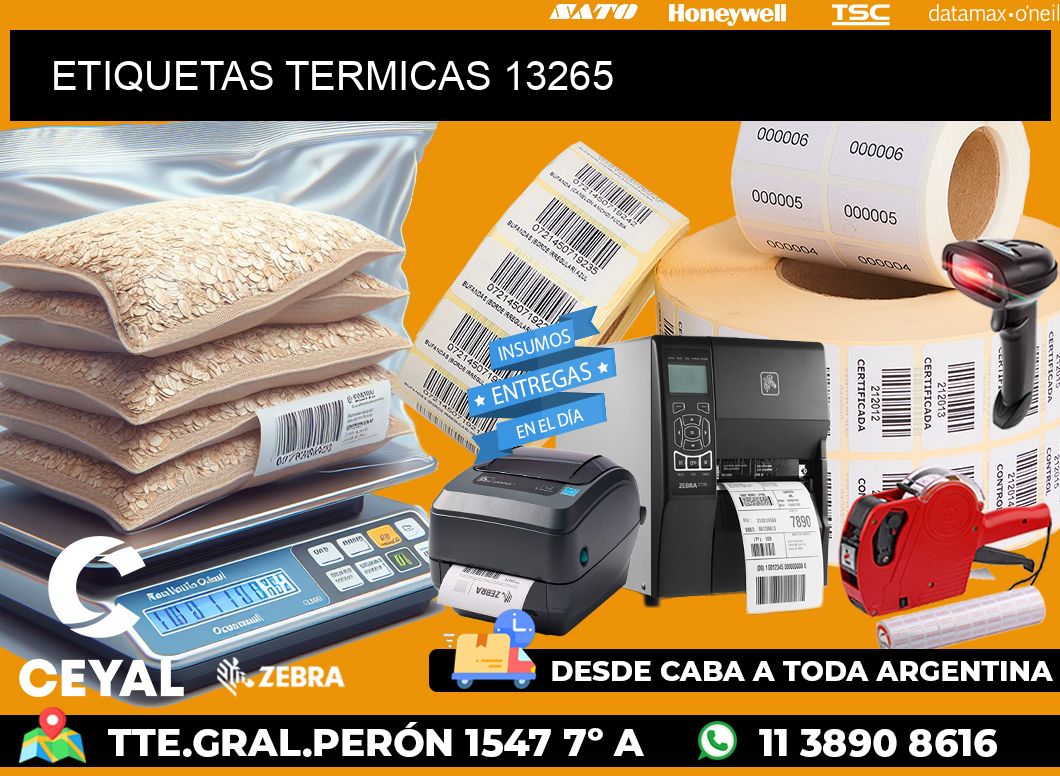 ETIQUETAS TERMICAS 13265