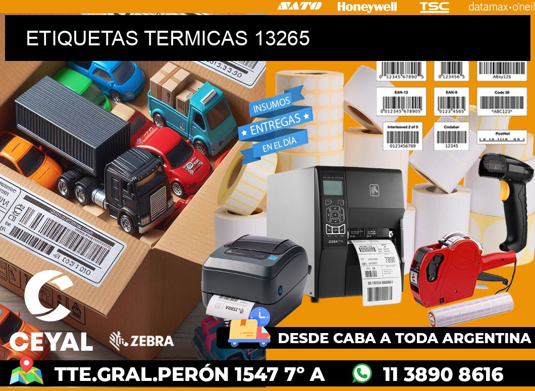 ETIQUETAS TERMICAS 13265