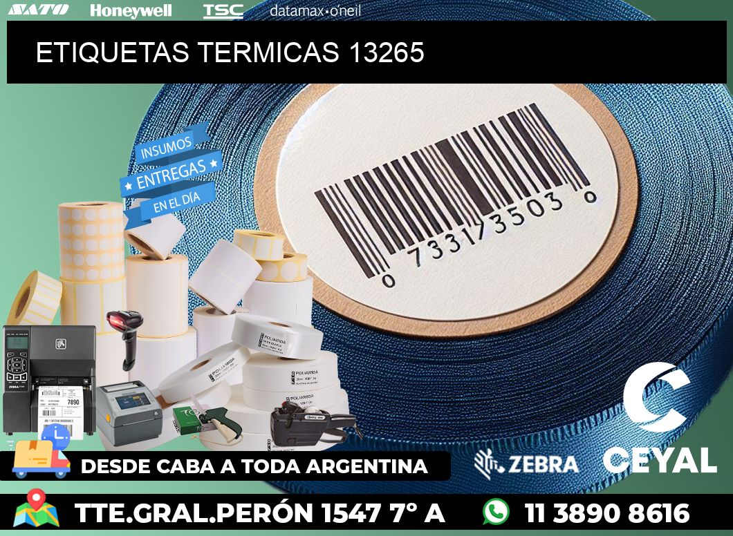 ETIQUETAS TERMICAS 13265