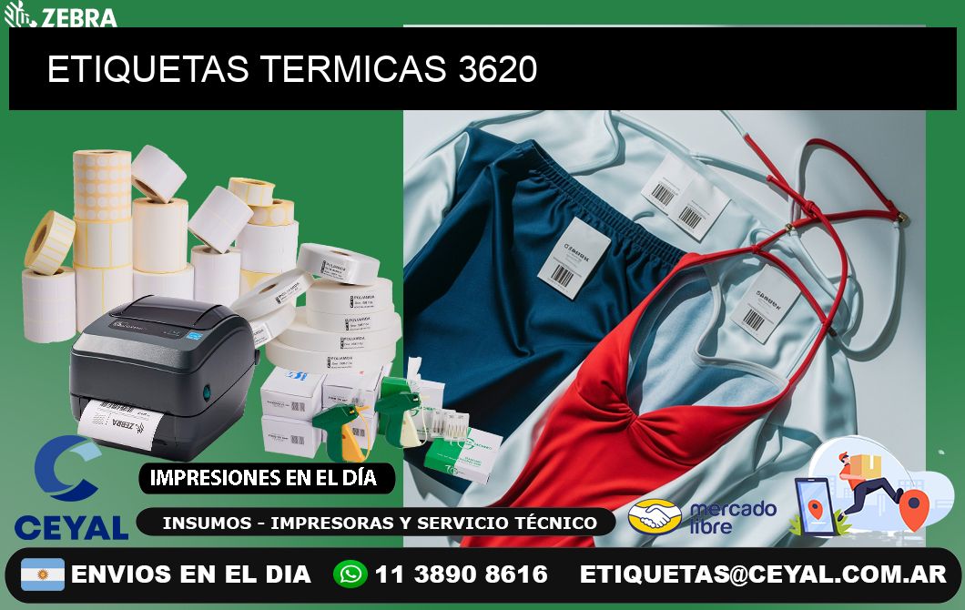 ETIQUETAS TERMICAS 3620
