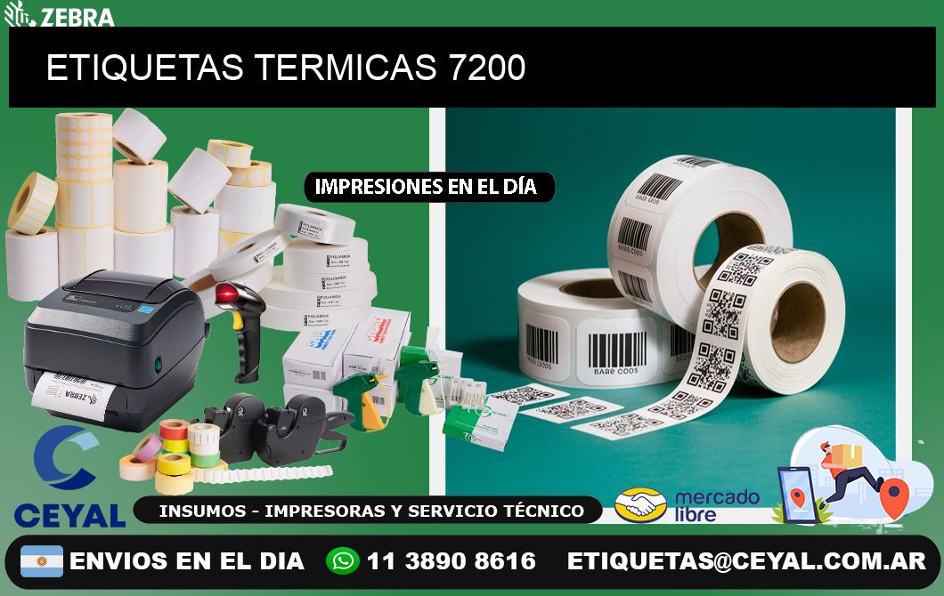 ETIQUETAS TERMICAS 7200