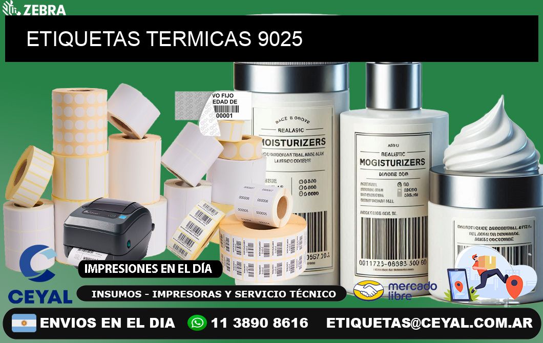 ETIQUETAS TERMICAS 9025