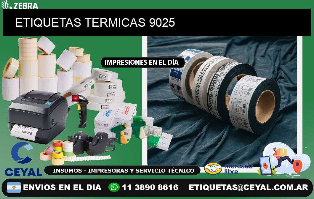 ETIQUETAS TERMICAS 9025