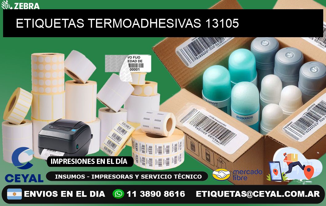 ETIQUETAS TERMOADHESIVAS 13105