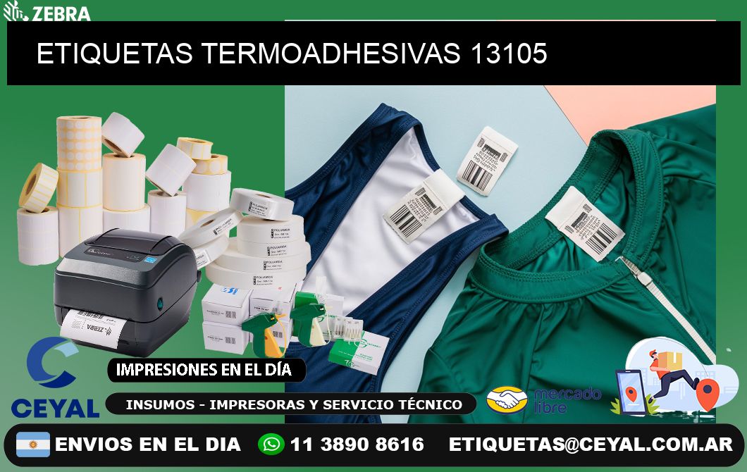 ETIQUETAS TERMOADHESIVAS 13105