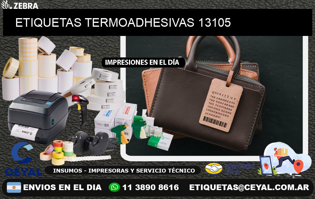 ETIQUETAS TERMOADHESIVAS 13105