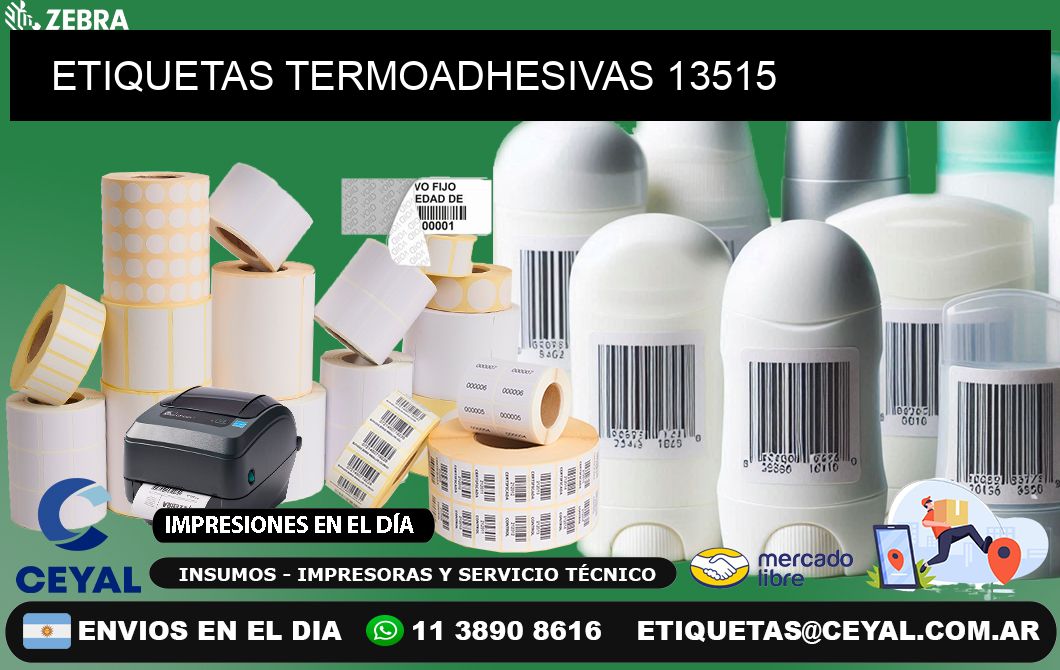 ETIQUETAS TERMOADHESIVAS 13515