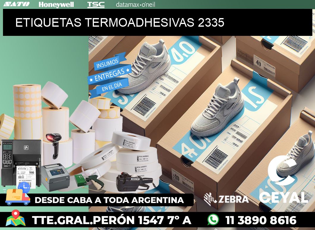 ETIQUETAS TERMOADHESIVAS 2335