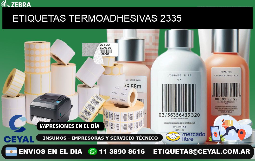 ETIQUETAS TERMOADHESIVAS 2335